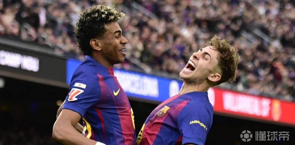费尔明本赛季巴萨四项赛事均有助攻入账，队内仅他1人
